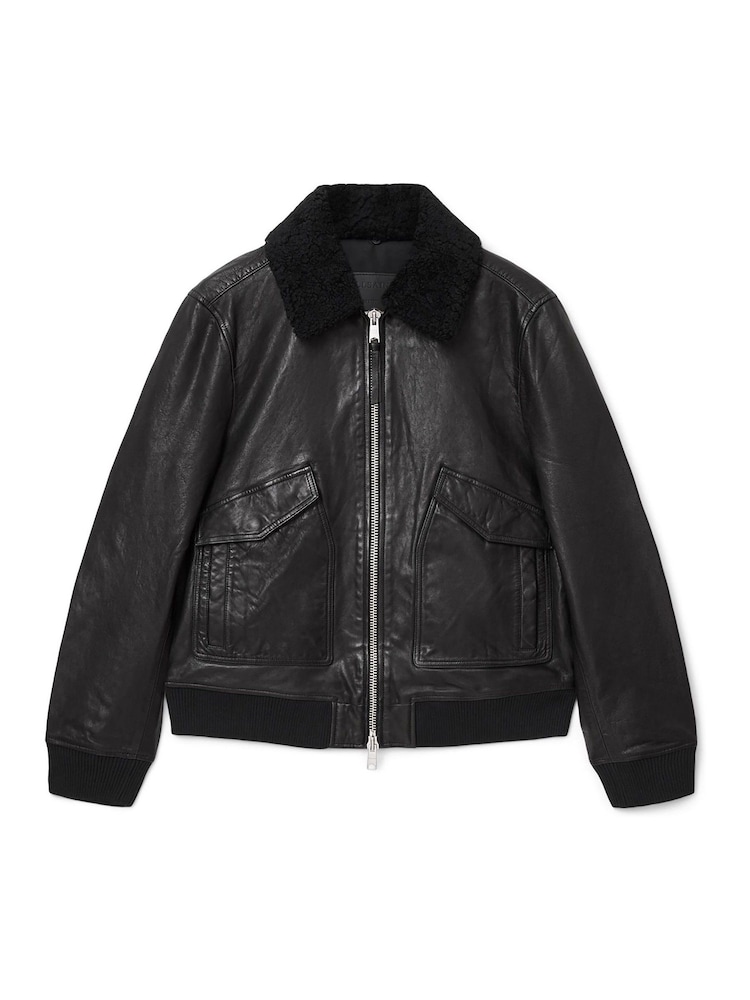 AllSaints Black Vaucluse Aviator Sunglasses - Image 9 of 9 AllSaints Black Vaucluse Aviator Sunglasses - Image 9 of 9