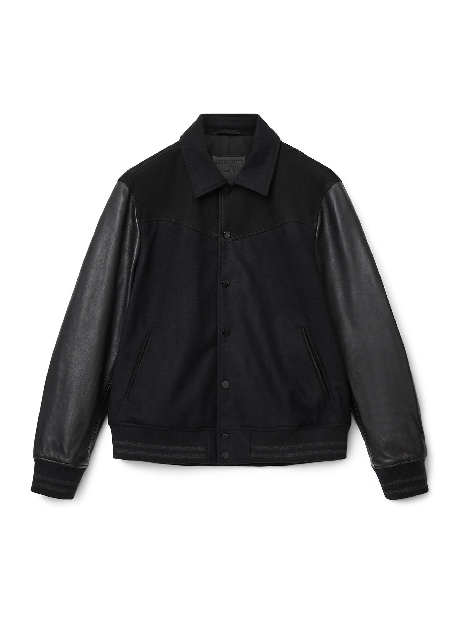 Buy AllSaints Black Endleton Bomber Jacket from Next USA