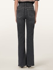 AllSaints Grey Maisie Flare Jeans - Image 4 of 7