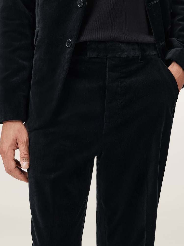 AllSaints Black Saga Trousers - Image 2 of 7