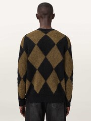 AllSaints Black Bower Crew Jumper - Image 4 of 8