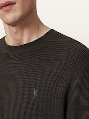 AllSaints Brown Aspen Crew Jumper - Image 2 of 8