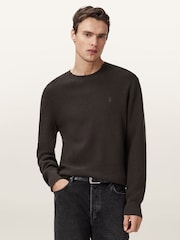 AllSaints Brown Aspen Crew Jumper - Image 6 of 8