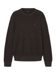 AllSaints Brown Aspen Crew Jumper - Image 8 of 8