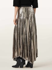 AllSaints Metallic Jax Skirt - Image 4 of 8