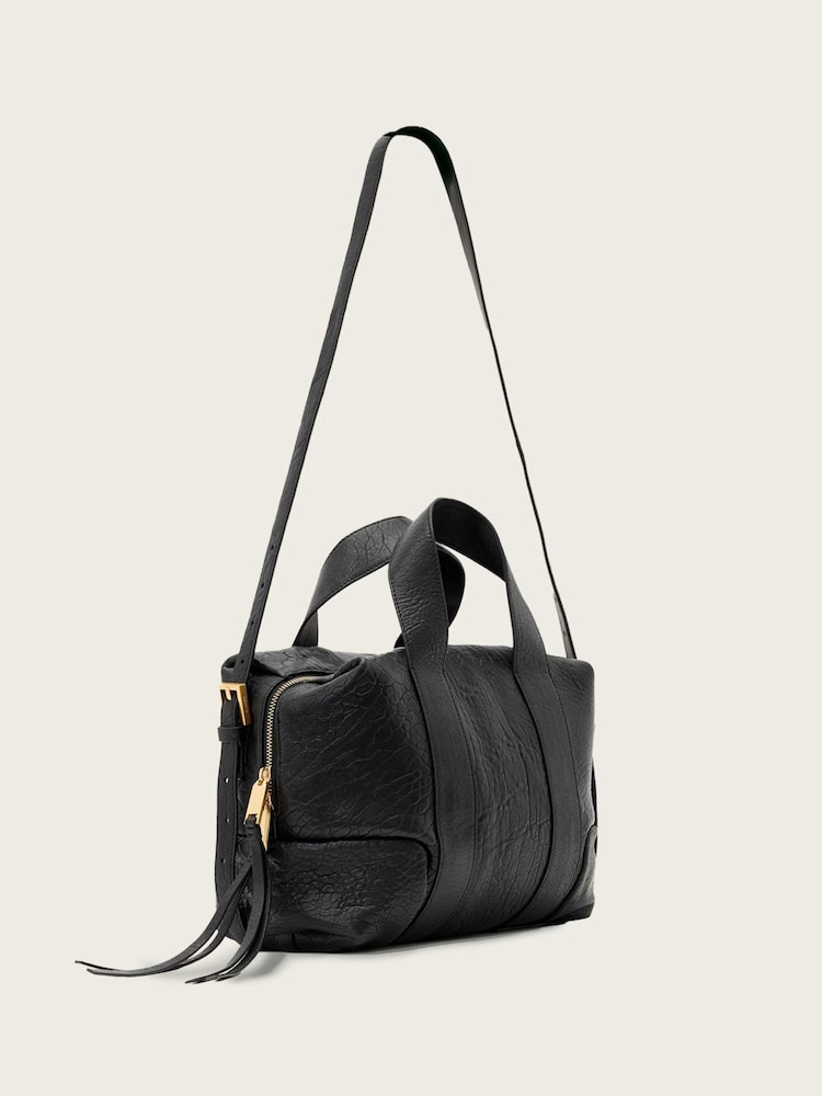 AllSaints Black Ares G Compact Cross-Body Bag - Image 2 of 5