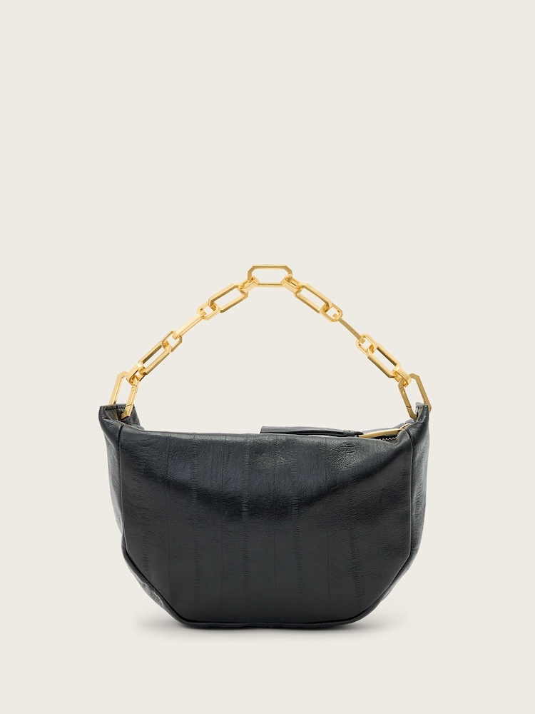 AllSaints Black Midea Mini Eel Bag - Image 1 of 6 AllSaints Black Midea Mini Eel Bag - Image 1 of 6
