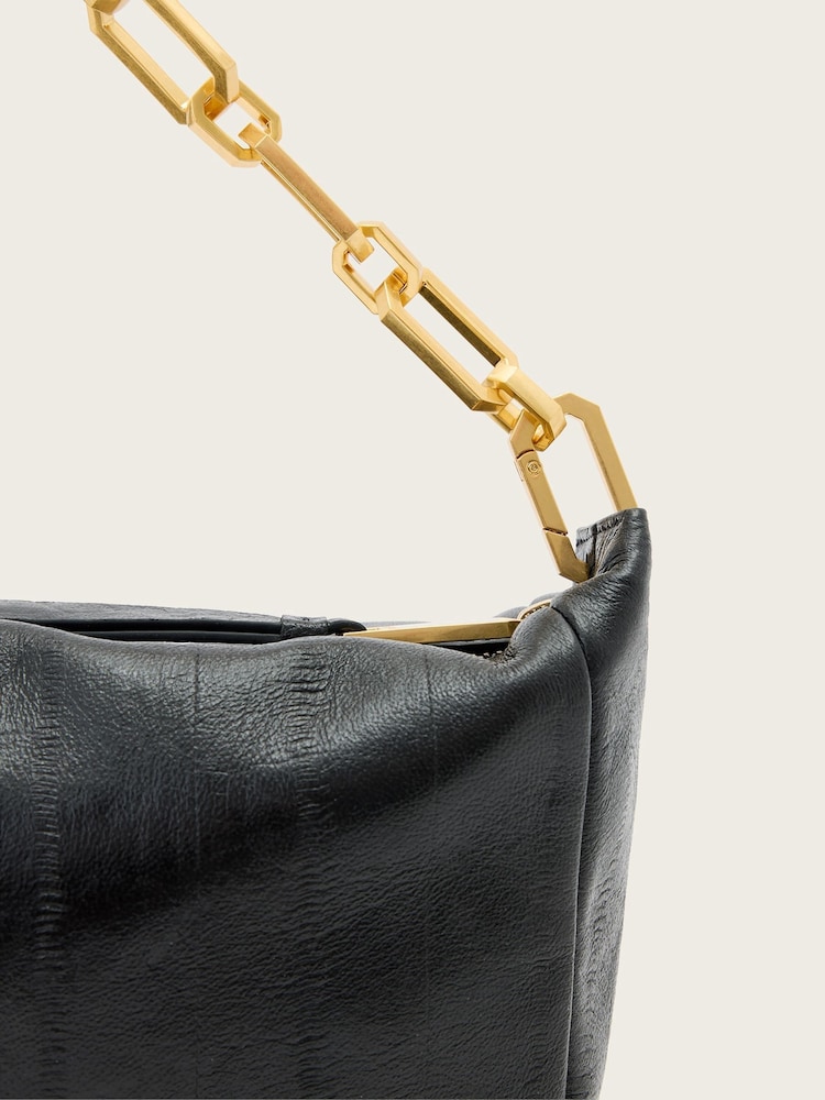 AllSaints Black Midea Mini Eel Bag - Image 6 of 6 AllSaints Black Midea Mini Eel Bag - Image 6 of 6
