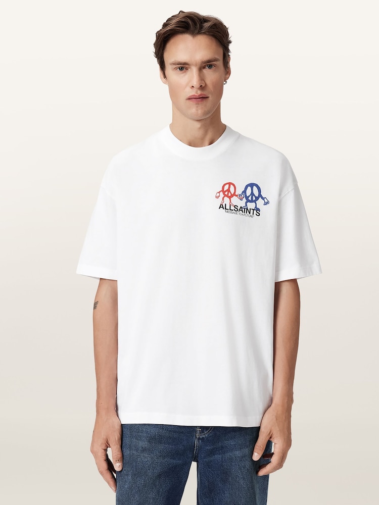 AllSaints Bedfellow Short Sleeve Crew T-Shirt - Imagem 1 de 8