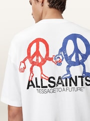 AllSaints Bedfellow Short Sleeve Crew T-Shirt - Imagem 2 de 8