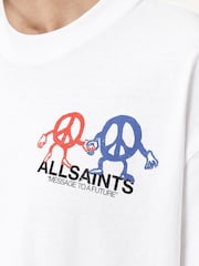 AllSaints Bedfellow Short Sleeve Crew T-Shirt - Imagem 6 de 8