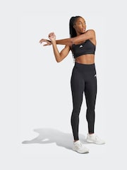 adidas Black Optime Essentials Stay In Play Full Length Leggings - Image 3 of 6