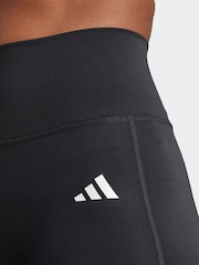 adidas Black Optime Essentials Stay In Play Full Length Leggings - Image 4 of 6