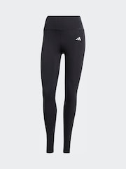 adidas Black Optime Essentials Stay In Play Full Length Leggings - Image 6 of 6