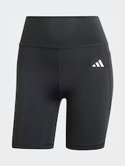 adidas Black Optime Essentials Stash Pocket 7 inch Bike Shorts - Image 6 of 6