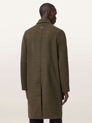 AllSaints Brown Trent Coat - Image 4 of 8