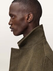 AllSaints Brown Trent Coat - Image 7 of 8