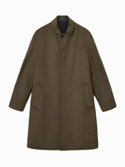 AllSaints Brown Trent Coat - Image 8 of 8