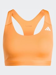 adidas Orange Optime Essentials Workout Medium Support Sports Bra - Image 5 of 7