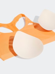 adidas Orange Optime Essentials Workout Medium Support Sports Bra - Image 7 of 7