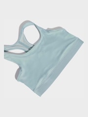 adidas Blue Big Logo Low Impact Bra - Image 8 of 8