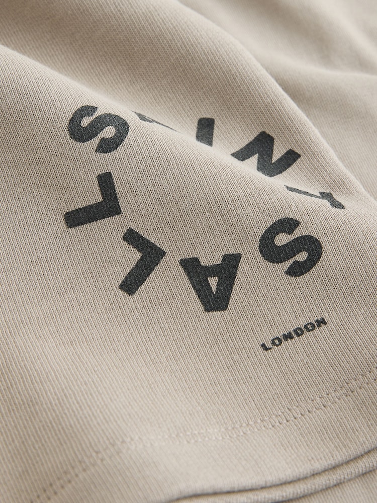 smALLSAINTS Light Brown Tierra T-Shirt and Sweat Shorts Set - Image 13 of 13 smALLSAINTS Light Brown Tierra T-Shirt and Sweat Shorts Set - Image 13 of 13