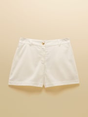 Joules White Buttoned Tailored Short - Image 9 of 9