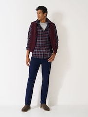 Crew Clothing Black Blackwatch Flannel Shirt - Image 3 of 5