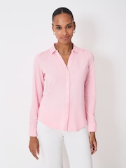 Crew Clothing Pink Jersey Shirt - Image 1 of 5