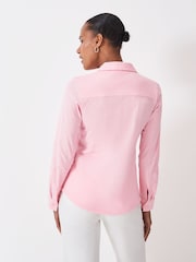 Crew Clothing Pink Jersey Shirt - Image 2 of 5
