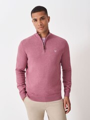 Crew Clothing Classic Half Zip Jumper - صورة 1 من 5