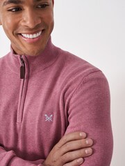 Crew Clothing Classic Half Zip Jumper - صورة 4 من 5