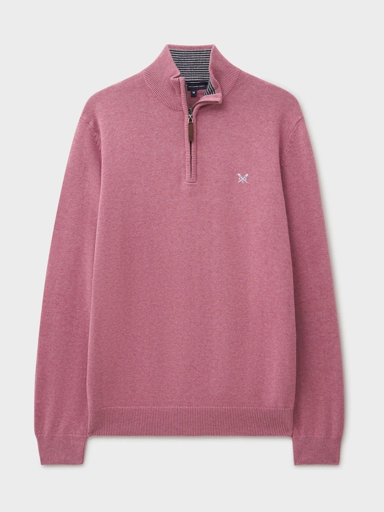 Crew Clothing Classic Half Zip Jumper - صورة 5 من 5