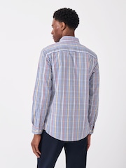 Crew Clothing Slim Fit Multi Check Poplin Shirt - Imagen 4 de 5