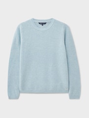 Crew Clothing Blue Harmony Links Crew Neck Jumper - Image 5 of 5