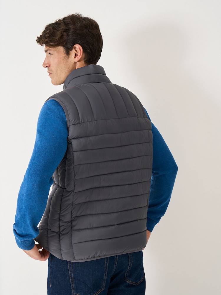 Crew Clothing Grey Lowther Gilet - Image 2 of 5