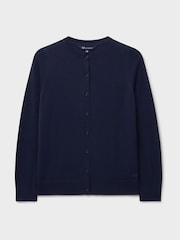 Crew Clothing Blue Merino Wool Crew Cardigan - Image 5 of 5