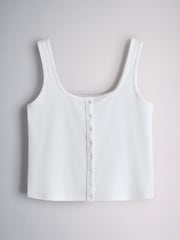 The Set 3 Pack Button Through Vests Black/Brown/White - Image 5 of 6