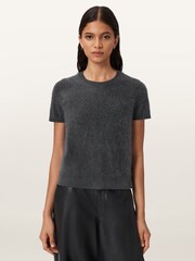 AllSaints Grey Rebel T-Shirt - Image 4 of 8