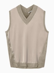 AllSaints Brown Bern Stud Tank Top - Image 6 of 6