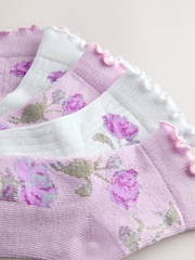 Laura Ashley Multi Baby Ruffle Frill Socks 5 Pack - Image 7 of 8