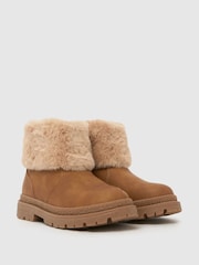 Schuh Cranberry Brown Suede Boots - Image 2 of 4