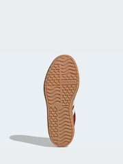 adidas Burgundy Red VL Court Bold Trainers - Image 6 of 8