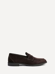 Linzi Dark Brown Aurelio Penny Loafers - Image 2 of 6
