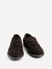 Linzi Dark Brown Aurelio Penny Loafers - Image 3 of 6
