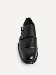 Linzi Black Marcello Monk Strap Shoes - Image 4 of 6