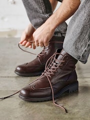 rjava - Linzi Leonardo Brogue Boots - Slika 6 iz 6