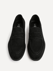 Linzi Black Suede Aurelio Penny Loafers - Image 4 of 6
