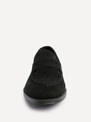 Linzi Black Suede Aurelio Penny Loafers - Image 5 of 6
