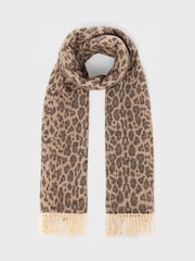 Hobbs Natural Adriana Leopard Scarf - Image 1 of 3
